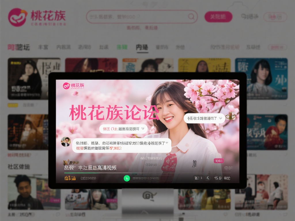 桃花族论坛之所以受到关注，离不开其丰富的